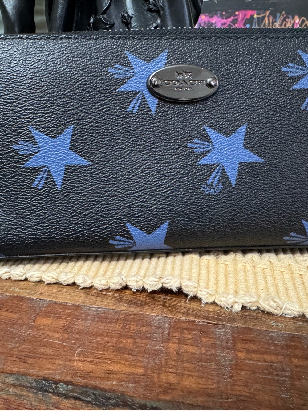 COACH Star Canyon Quinn
Wallet Limited Edition Black/Blue,
